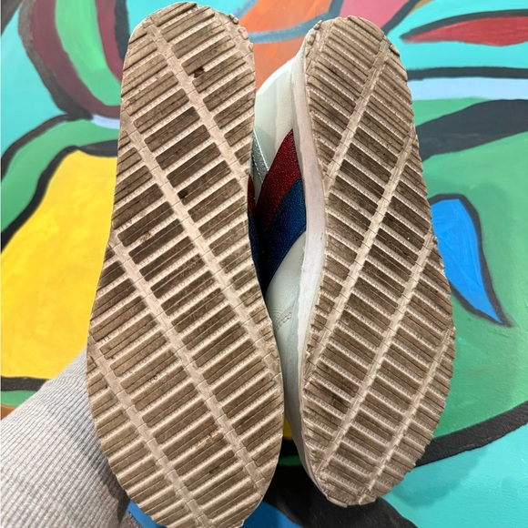 Very Volatile Women’s Red White Blue Hidden Wedge Sneakers - Picture 6 of 7